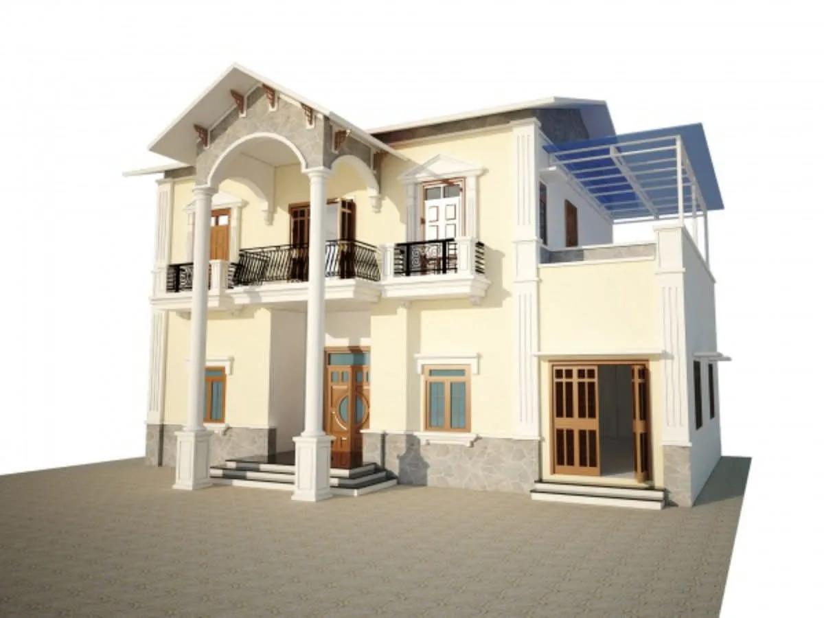 Concept publicitaire — villa contemporaine (visuel non contractuel)
