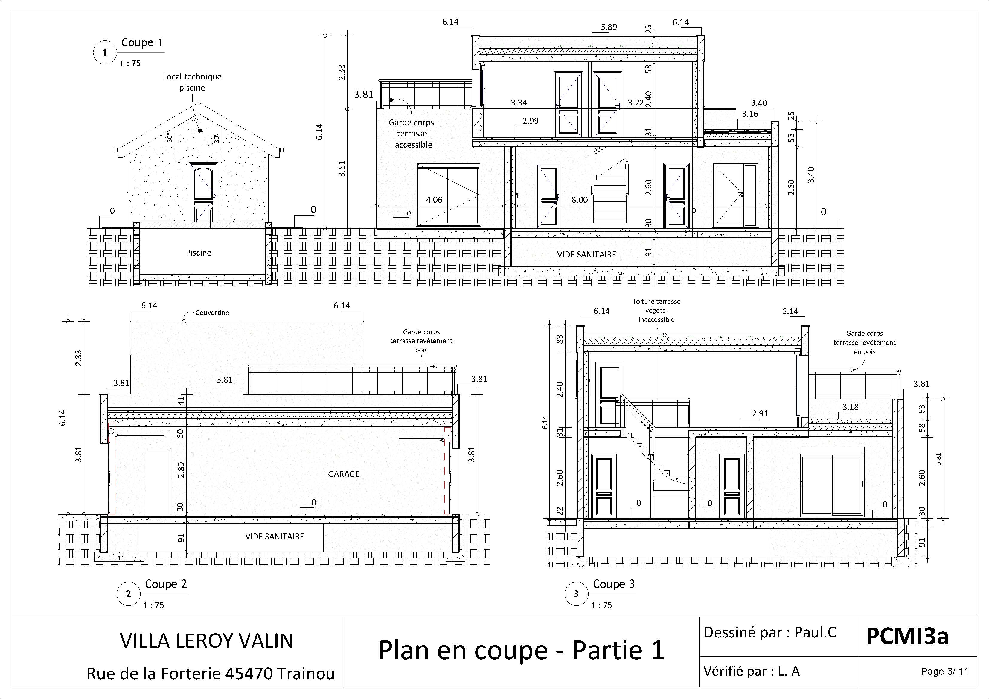 Coupes Villa Leroy Valin