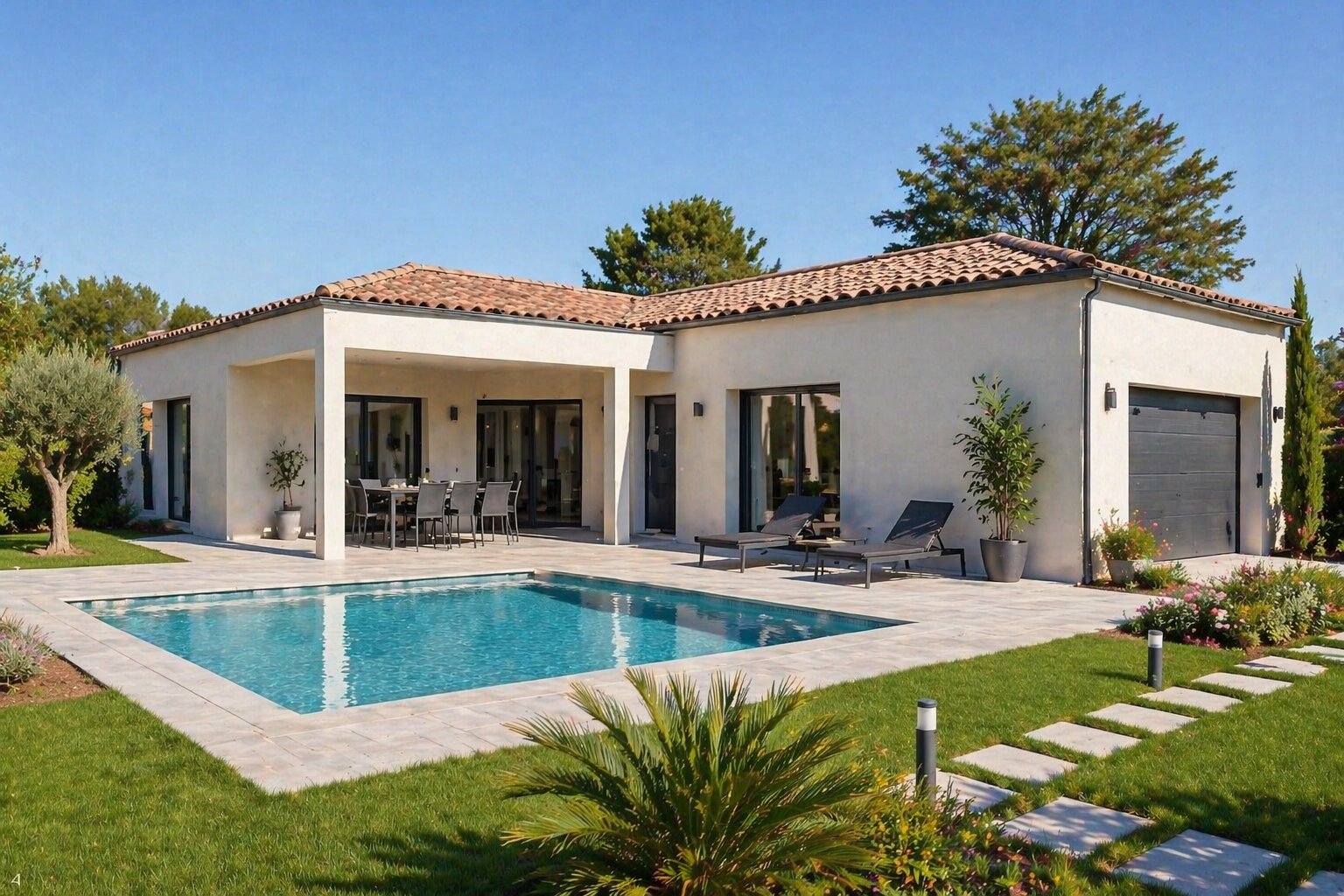 Villa provençale avec piscine